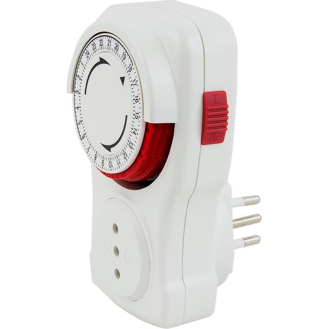 Programmateur prise poly pool PP1407 blanc 250 volts 10 ampères