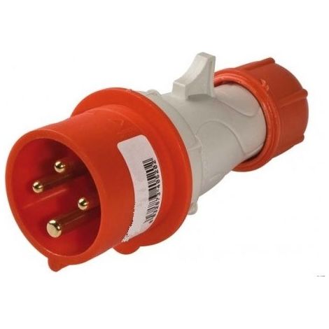 SPINA MOBILE DIRITTA IP44 380/415V 3P 32A ( ELETTROCANALI cod. EC69076)