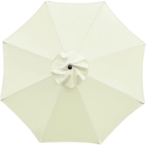Replacement Parasol Cover, 8 Ribs, 3m, Water and UV Resistant, Off-White Fabric (1/4)