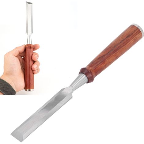 Holzmeißel, Schnitzmeißel, Bildhauermeißel, Flachmeißel, Flachmeißel aus Stahl, Schreinerwerkzeuge (1/5)