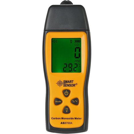 AS8700A Kohlenmonoxidmelder – Giftgas – CO-Gasmelder – Akustischer und optischer Alarm – Batterielos (1/4)