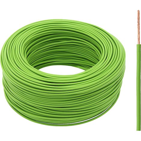 Cable LGY H05V 1x1,5 mm verde - 1 m