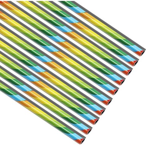 Garniture De Sortie De Climatisation - Bande Décorative En PVC Chromé Pour Grille De Ventilation Horizontale - Lot De 10 Pièces (1/5)