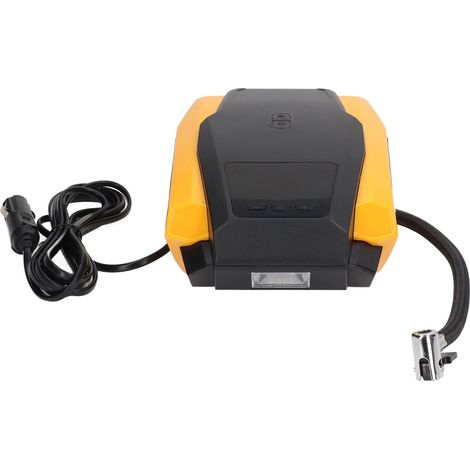 Gonfleur de pneus avec affichage numérique, compresseur d'air 12 V et lumière LED pour voiture et moto
