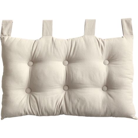 Tête de lit 70 x 45 cm – 100% coton – Matelassée avec finition boutons – Collection coordonnée – Enjoy Home