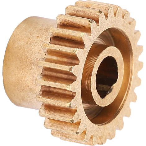 Pignon en laiton MOD 0.8, 24 dents, alésage 6mm pour robots industriels et automates
