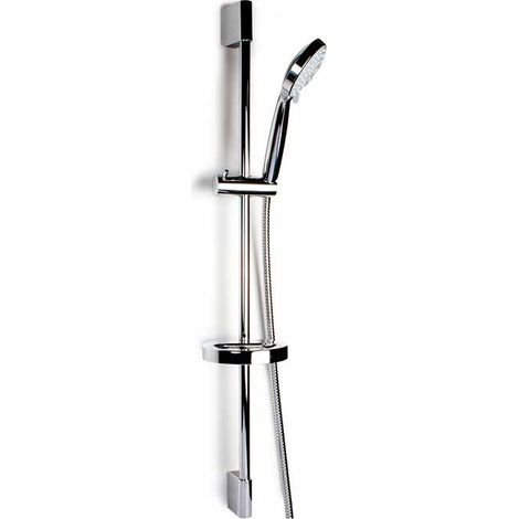 Duschstange ABS CLEVER Ø20 x 820 mm SYVARI + Schlauch + Handbrause - 98886