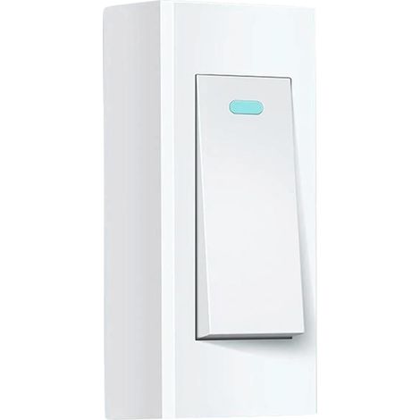 Interrupteur Simple Mural Blanc 10 A 220 V, Facile à Installer, Design Moderne et Compact pour Accessoires Maison et Alimentation Électrique Fiable (1/5)