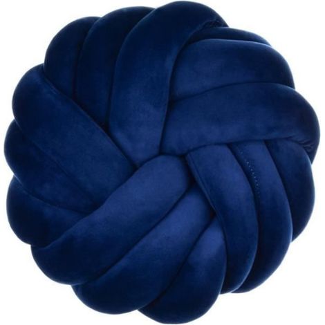 Coussin - - Round - 35x35cm - Doux - Respirant - Design Tressé (1/4)