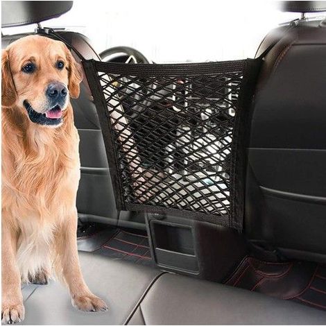 Filet de séparation pour voiture - Séparation pour chien - Installation facile - 4 crochets de sécurité (1/5)