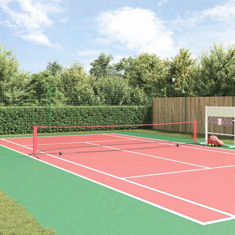 Teenpull – Tennisnetz Schwarz und Rot 595 x 90,5 x 87 cm Polyester (1/5)