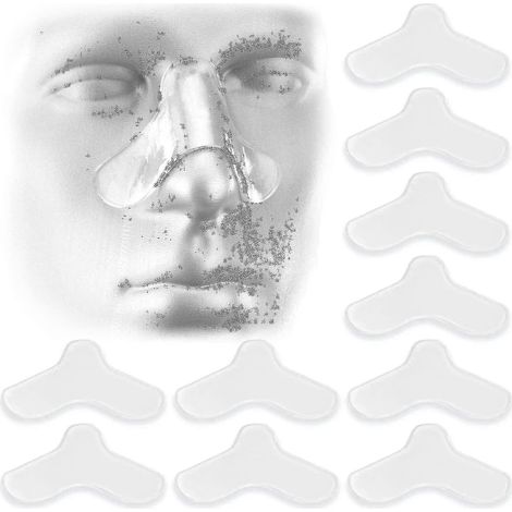 10 Pack Nasal Pads For Cpap Mask - Cpap Nose Pads - Cpap Supplies For Cpap Machine (1/4)