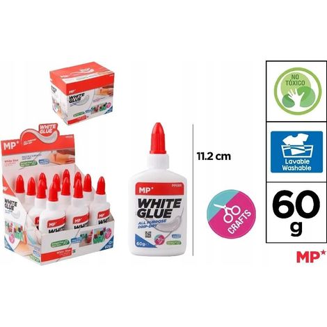 Colle liquide blanche 60 ml MP avec applicateur (1/2)