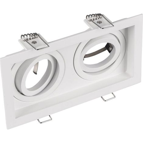 Illuminazione da Incasso da Interno a LED in Metallo Bianco Opaco