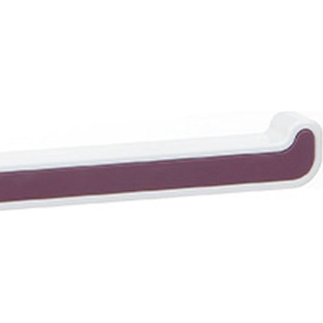 Étagère de rangement multifonctionnelle sans perçage, cintre, crochet de rangement, porte-serviettes, crochet pour pinces à cheveux, crochet pour accessoires de cheveux, violet (1/5)