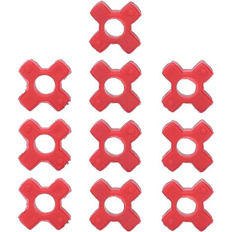 Lot de 10 connecteurs de bague pour extracteur de miel, avec tampon amortisseur en polyuréthane, pour accessoires d'extracteur de miel électrique (rouge). (1/5)