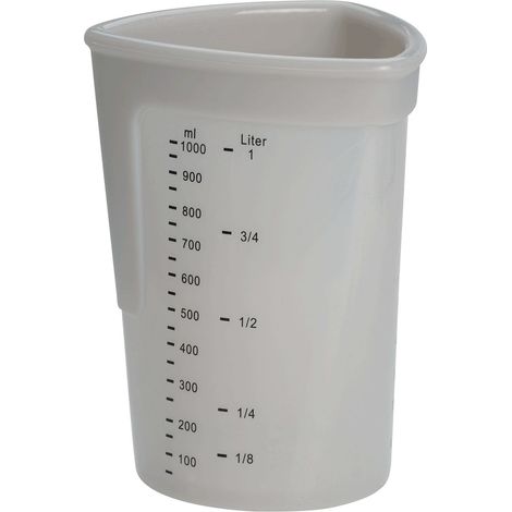 Lurch FlexiForm Silikon-Messbecher, 1 l, Grau (1/4)