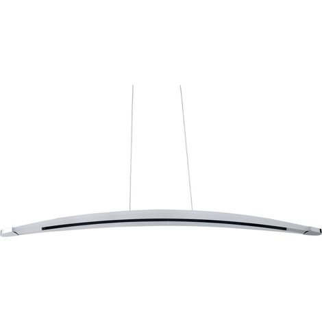 Naeve BOW Plafonnier LED à intensité variable, chrome 3 000 K (1/4)