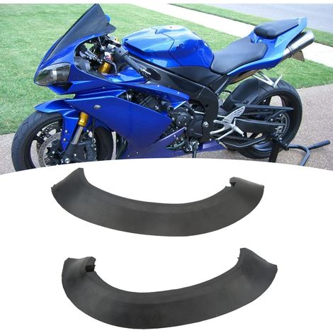 Cache-amortisseur de durite d'admission d'air pour moto Yamaha YZF-R1 2007-2008, noir (paire) (1/5)