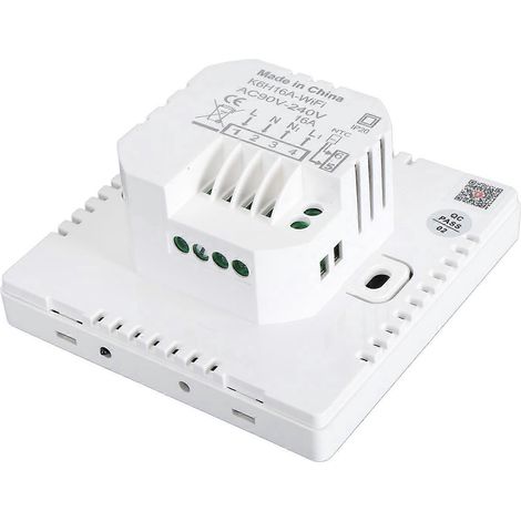 Intelligenter Thermostat mit WLAN-Funktion, Smartphone-App-Fernbedienung, programmierbarem LCD-Display, Heimthermostat AC90-24