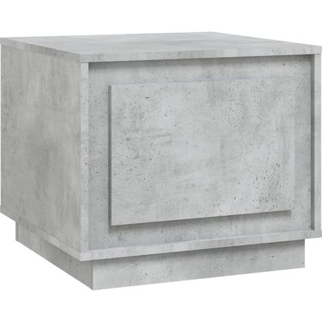 Tavolino con vano a giorno design moderno e contemporaneo 51 x 50 x 44 cm legno ingegnerizzato grigio DEC039300