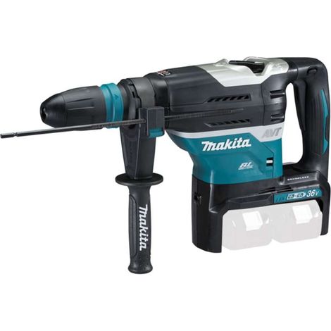 Trapano a percussione a batteria Makita DHR400ZKUN, SDS-MAX, 2x 18V senza batteria e caricabatteria in valigetta
