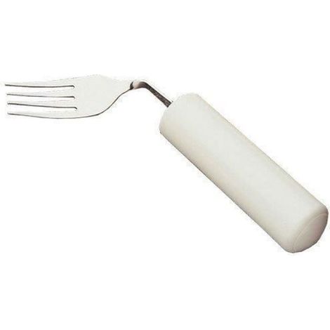 Fourchette Courbée - Pour Droitiers - Adaptée Mobilité Réduite Poignet - Couvert Ergonomique - 1 Pièce