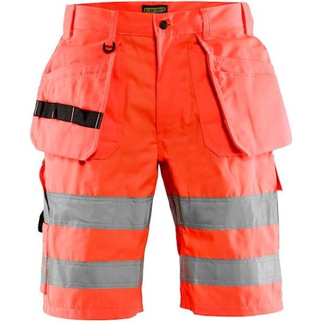 Short de travail haute visibilité 15351811 - Rouge fluo 4XL - FR(58) - SE(C64) - Standards (1/2)