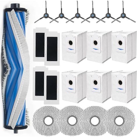 Pièces détachées pour aspirateur robot T30s : kit d'accessoires comprenant : filtres de rechange pour brosse principale et sac à poussière. (1/5)
