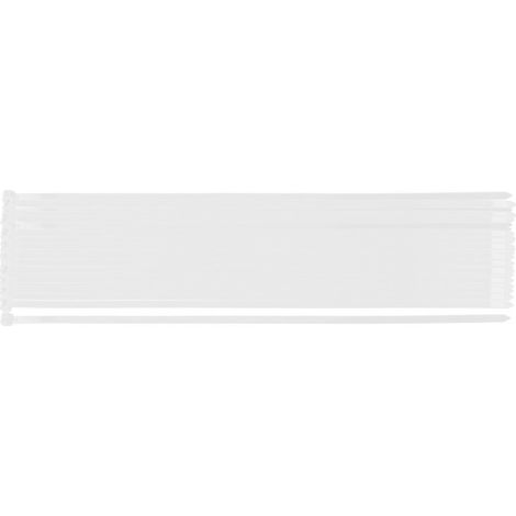 Bridas para cables Extreme de 9,0 × 450 mm, blancas, 50 unidades. (1/5)
