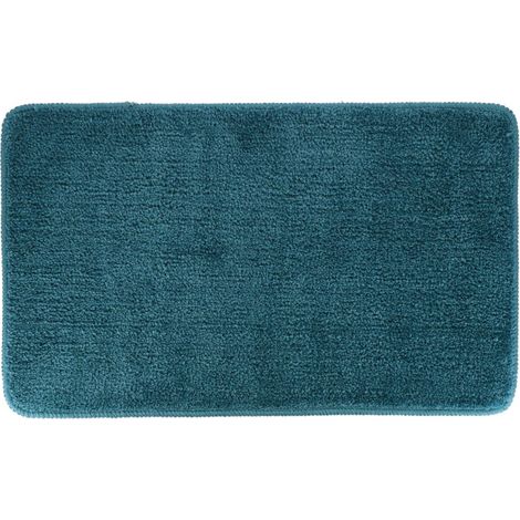 Weicher mikrofaserteppich unter latex 45x75 cm - entenblau - Tendance
