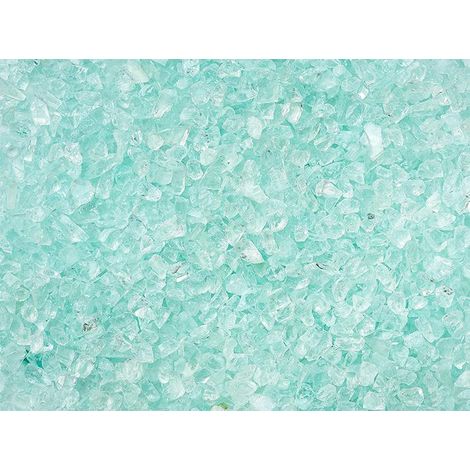 Graniglia, granulato per giardino, Vetro Trasparente 8-12 mm (10 sacchi da 6 Kg)