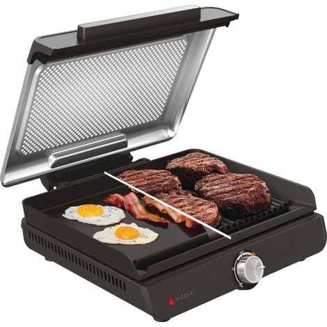 Grill électrique d'intérieur, plancha GR101EU (1/5)