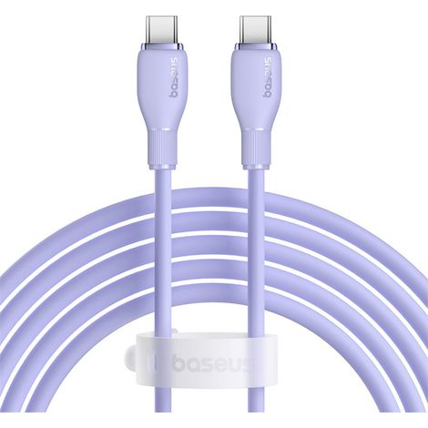 Câble USB-C Pudding 100 W 2 m - Violet (1/3)