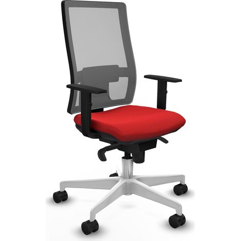 Sedia da ufficio piqueras y crespo Horna grigio similpelle