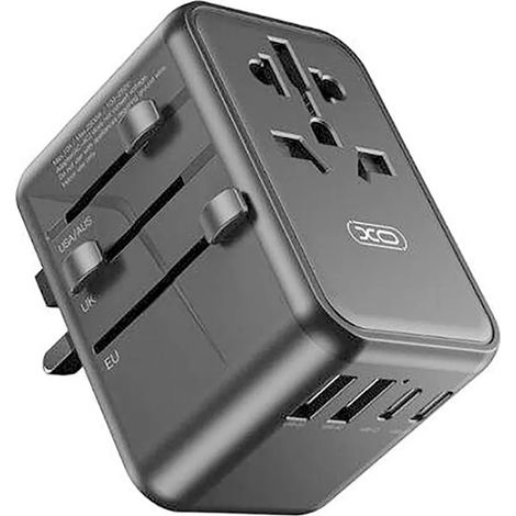 Adattatore da viaggio xo 2500W USB-C 65W universale