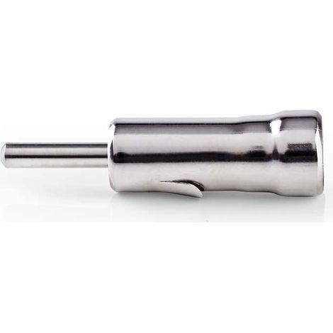 Bilantenn rak hane koppar 50 ohm tryck metal silver 10 st busta (1/4)