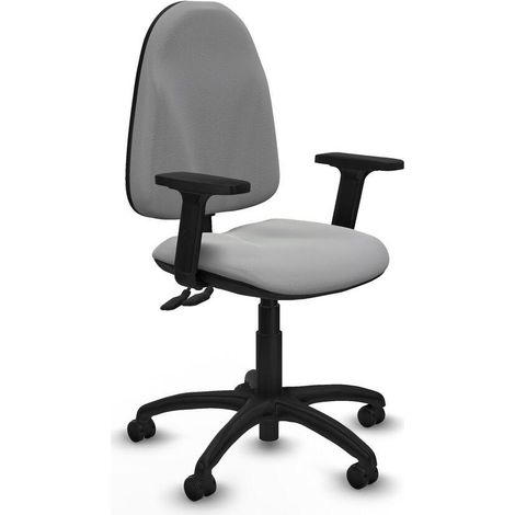 Piqueras et Crespo Chaise de bureau gris clair ergonomique