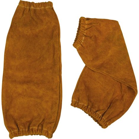 Lederärmel, hellbraun, 2er Pack (1/2)