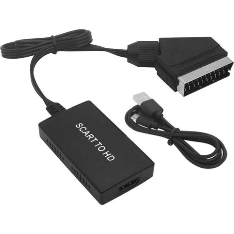 Convertisseur péritel vers HDMI, adaptateur péritel vers HDMI tout-en-un, 1080p (1/5)