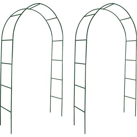 Arche de jardin 2 pcs pour plantes grimpantes (1/5)