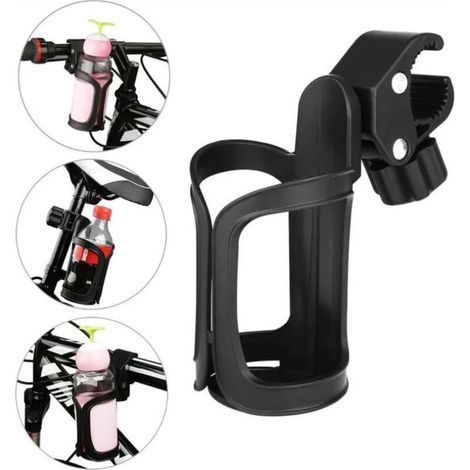 Porte-bouteilles d'eau, rotation à 360 degrés pour boissons, porte-gobelets pour vélos, VTT, poussettes et fauteuils roulants