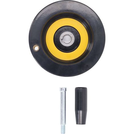 Poignée de machine à manivelle 12x125mm avec rétro-vibration pour tours, fraiseuses et machines à rectifier - Roue à main ergonomique (1/5)