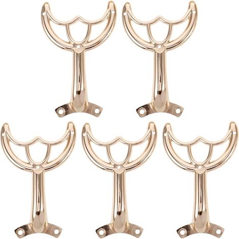 5pcs Ceiling Fan Blade Holder Accessories Replacement Gold For Fixing And Repair Ceiling Fan Blades (1/5)