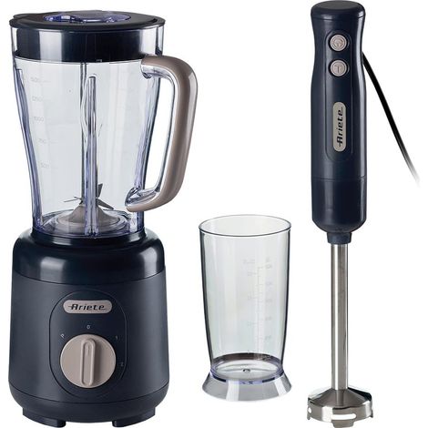 Ariete ARPK49 Breakfast Line Table Blender & Hand Blender Set, Grey (1/4)