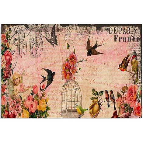 Tableau carte paris - 50 x 40 cm (1/5)