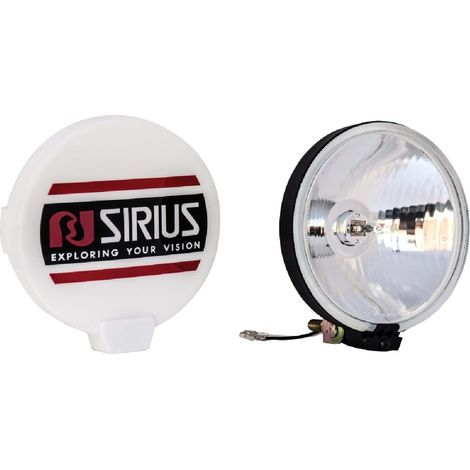 Feu de route rond longue portée H3 E9 12V 55W – 100% inox – Diamètre 160mm – Éclairage puissant pour véhicules – Carplus