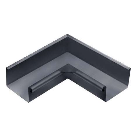 GRÖMO ALUSTAR Rinnenwinkel Anthrazit kastenförmig Inneneck 90° 333, SX (glatt), 82071 (1/2)