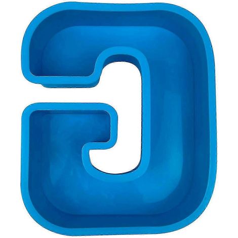 Moule à gâteau alphabet, lettre anglaise en silicone, lettre G en 3D (1/3)