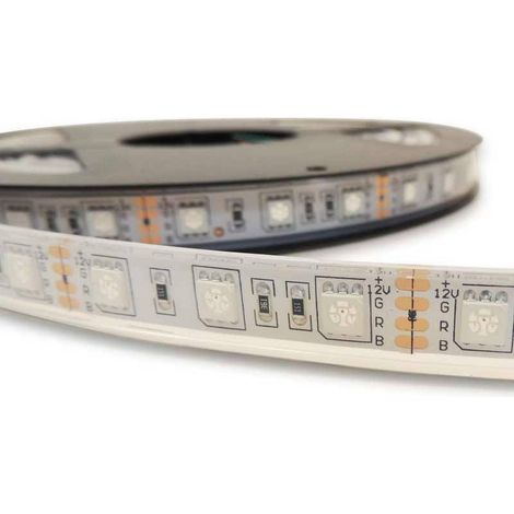 Ruban LED RGB 12V smd5050 72W IP67 5 m (1/5)